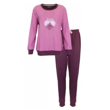 Tenderness dames pyjama Love flower pink