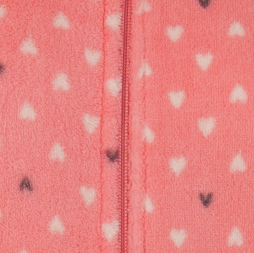ms onesie hart roze detail
