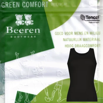 Beeren Green Comfort dames hemd zwart