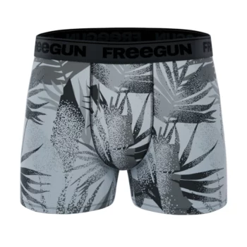 Freegun heren boxershort katoen Palm grijs
