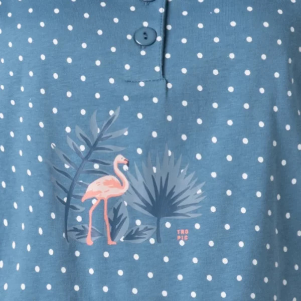 Cocodream dames Tropic flamingo jeans detail