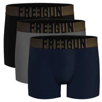 Freegun heren boxershorts microvezel Trio Uni signature