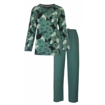 Medaillon dames pyjama Petunia groen