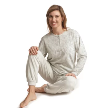 Cocodream dames pyjama velours Fall in love mint