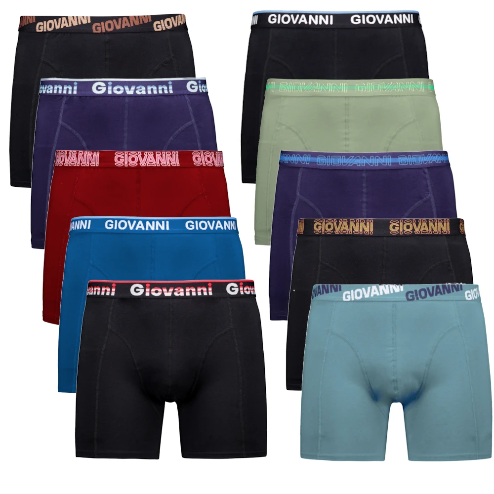 Giovanni heren boxershorts M37 Colours 10-pack