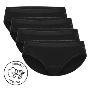 Ten Cate dames Basics Bikini slips 4-pack zwart