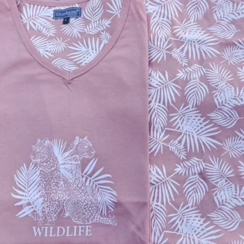 Cocodream dames set 3-4 broek Wildlife roze