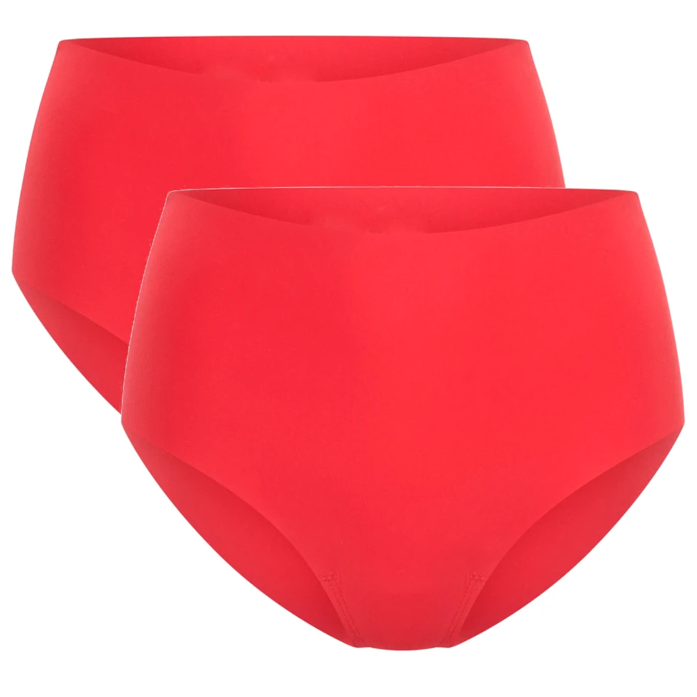 Beeren dames maxi slips Invisible Nel 2-pack rood