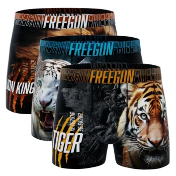 Freegun jongens boxershorts microvezel Trio Wild