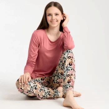 Gionettic dames pyjama Ruby roze