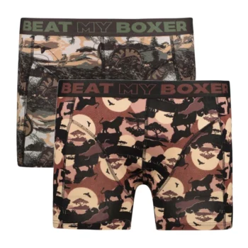 Beat my Boxer heren boxershorts 2-pack Wild
