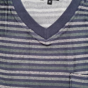 Outfitter heren pyjama velours Streep groen