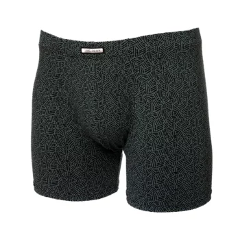 Set heren boxershort microvezel Scratch blauw