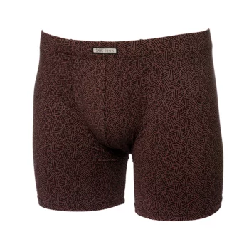 Set heren boxershort microvezel Scratch bruin