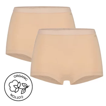 Ten Cate dames Basics Boxershorts 2-pack huid