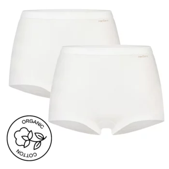 Ten Cate dames Basics Boxershorts 2-pack wit