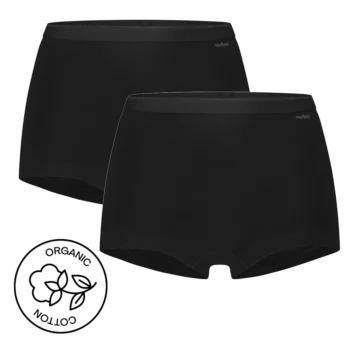 Ten Cate dames Basics Boxershorts 2-pack zwart