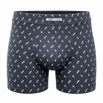 Set heren boxershort microvezel Juanola grijs