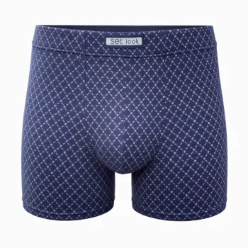 Set heren boxershort microvezel Milano blauw