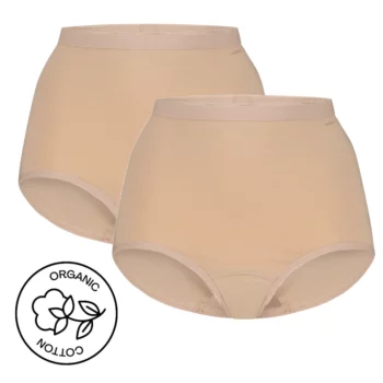 Ten Cate dames Basics High waist 2-pack huid