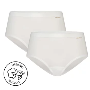 Ten Cate dames Basics Midi 2-pack wit