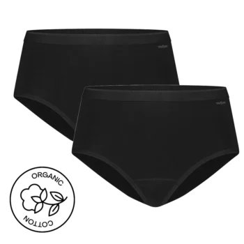 Ten Cate dames Basics Midi 2-pack zwart